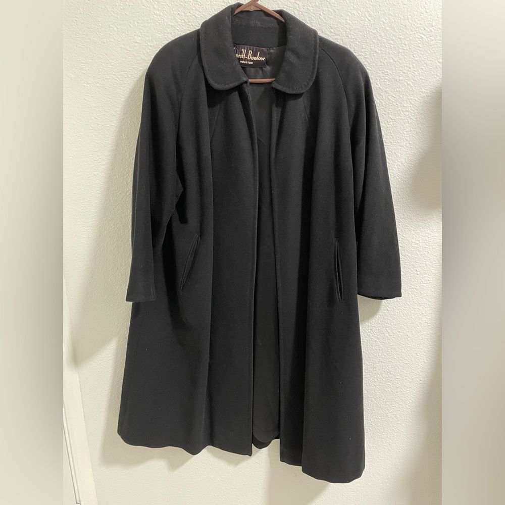 Everitt Buelow Black Cashmere Women's Cape Coat